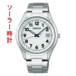 セイコー セレクション SEIKO SELECTION Ｓシリーズ ソーラー メンズ 腕時計 SBPX153 男性 紳士 用 ウオッチ SEIKO 白色 ホワイト系 刻印対応有料 取り寄せ品