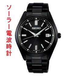 セイコー セレクション ソーラー 電波時計 ブラック 黒色 SEIKO SELECTION SBTM325 名入れ刻印対応有料 取り寄せ品