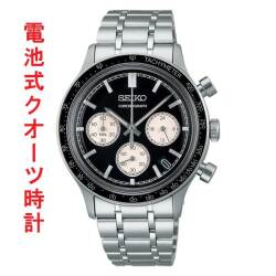SEIKO  セイコー セレクション Sシリーズ クロノグラフ 電池 クオーツ メンズ ウオッチ SBTR055 ブラック系カラー 蓄光 紳士 男性 腕時計 取り寄せ品