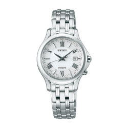 セイコー ソーラー電波時計 SWCW161 エクセリーヌ 女性用腕時計 SEIKO EXCELINE 刻印対応有料 取り寄せ品「sw-ka」
