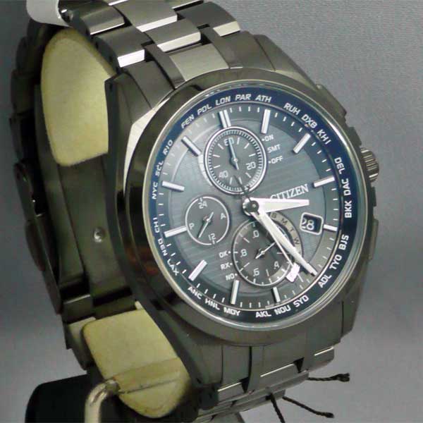 シチズン 腕時計 ソーラー 電波時計 メンズ アテッサ クロノグラフ