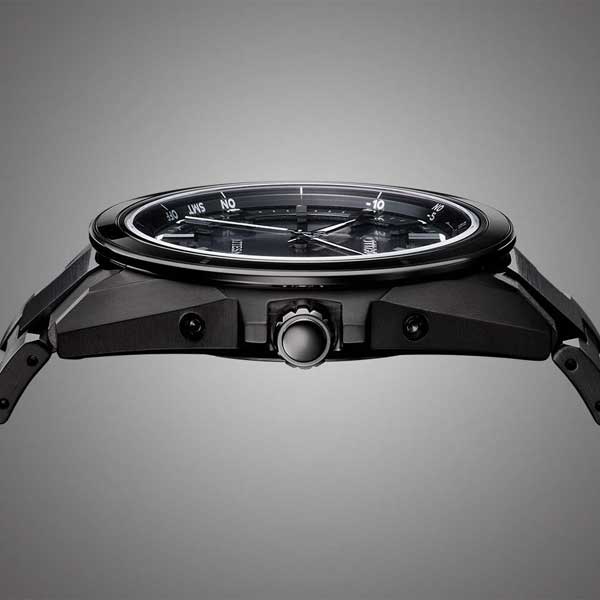 シチズン ソーラー電波時計 CITIZEN ATTESA アテッサ ブラック チタン