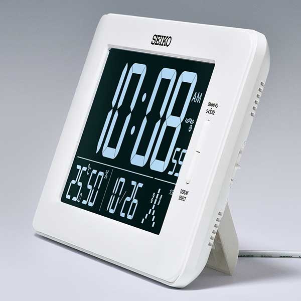 セイコー SEIKO AC100V 電源 交流式 デジタル 電波時計 掛置兼用