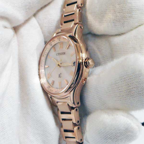 腕時計 レディース シチズン クロスシー ソーラー電波時計 婦人用  