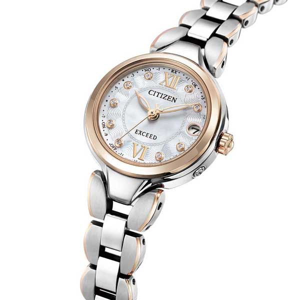 シチズン CITIZEN エコドライブ ソーラー電波時計 EXCEED エクシード  