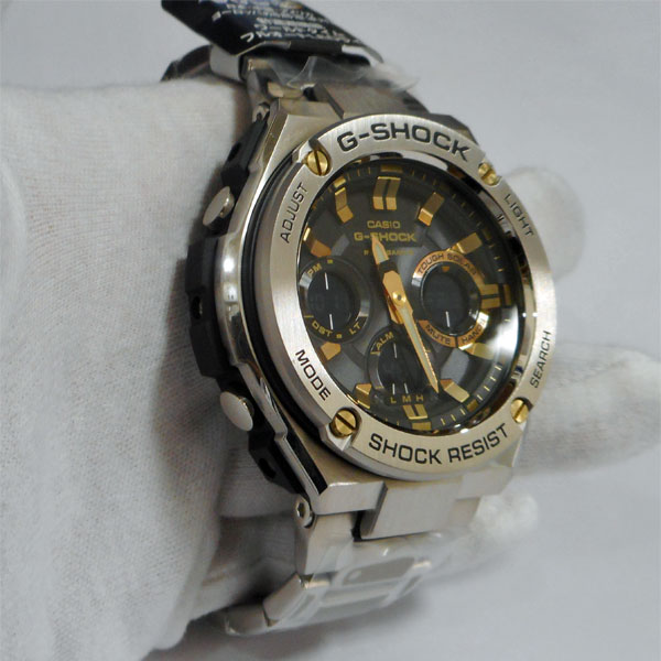 CASIO カシオ Gショック Gスチール GST-W110D-1A9JF ソーラー電波時計  