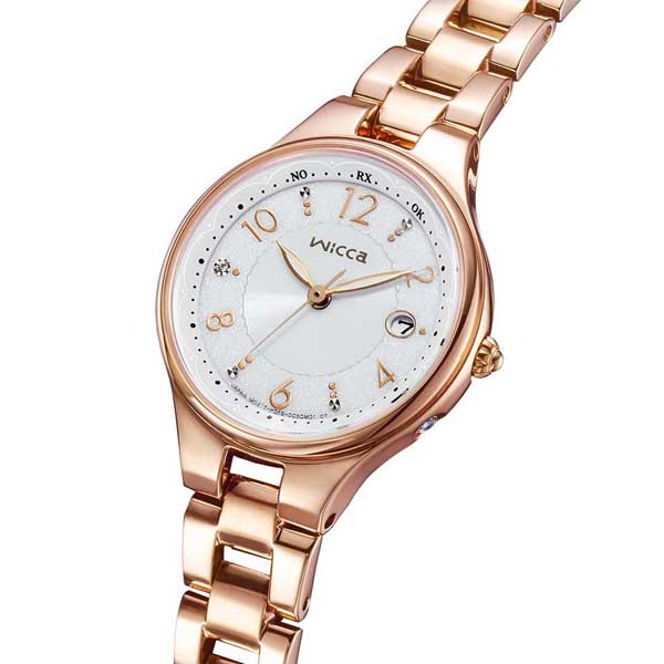 シチズン ウィッカ CITIZEN Wicca ソーラー 電波時計 KS1-864-13