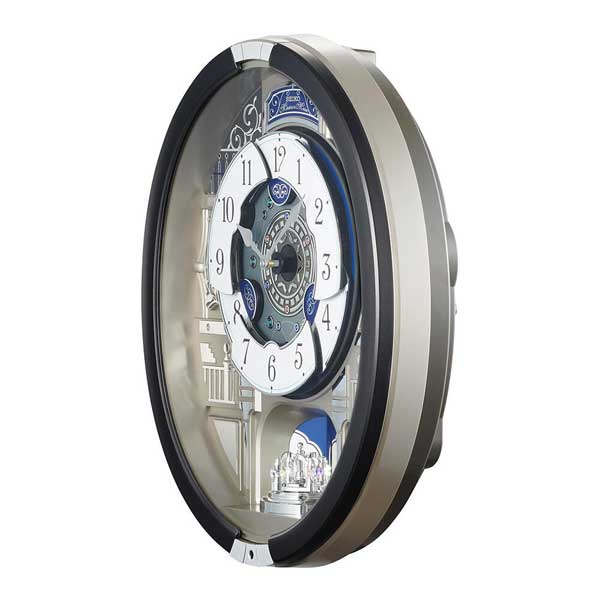 セイコー SEIKO からくり 掛け時計 RE603N クオーツ時計 濃