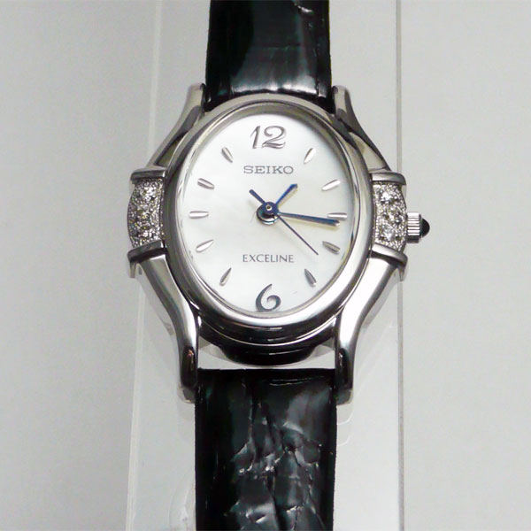SEIKO セイコー 女性用 腕時計 SWDX175 白蝶貝 ダイヤ入り