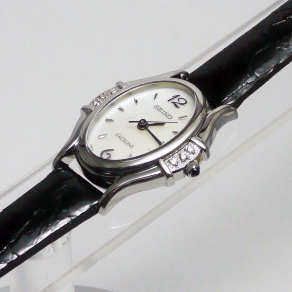 SEIKO セイコー 女性用 腕時計 SWDX175 白蝶貝 ダイヤ入り
