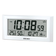 GPS衛星電波を受信する電波時計 GP502W 壁掛け時計 置掛兼用 セイコー SEIKO 文字入れ 取り寄せ品「sw-ka」