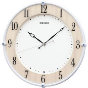 電波時計 壁掛け時計 KX242B スイープ 連続秒針 セイコー SEIKO プラスチック枠 文字入れ不可