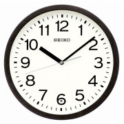 セイコー SEIKO 暗くなると秒針を止め 音がしない 壁掛け時計 KX249K 電波時計 文字入れ対応、有料 取り寄せ品