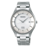 セイコー セレクション SEIKO SELECTION SBPX101 ソーラー 腕時計 メンズ 男性 ホワイト系 刻印対応有料 取り寄せ品「sw-ka」