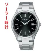 セイコー セレクション SEIKO SELECTION Ｓシリーズ ソーラー メンズ 腕時計 SBPX147 男性 紳士 用 ウオッチ SEIKO 黒色 ブラック 系 刻印対応有料 取り寄せ