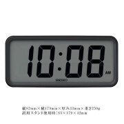 セイコー SEIKO 置き掛け兼用 デジタル クロック クオーツ時計 SQ820K 小ぶり アラーム付き 電波時計ではありません 名入れ文字書き不可 取り寄せ品