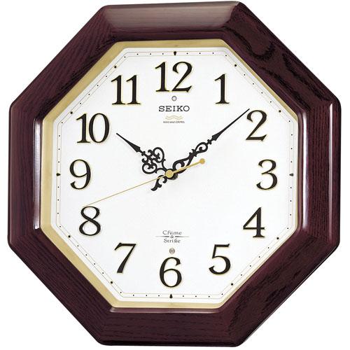 セイコーSEIKO 報時音つき電波時計  壁掛け時計RX210B 文字入れ対応、有料　取り寄せ品「sw-ka」