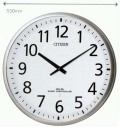 直径55cm 大きな 電波時計 シチズン CITIZEN 壁掛け時計 4MY821-019 文字入れ対応有料 取り寄せ品