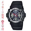 名入れ 腕時計 刻印 10文字付 CASIO カシオ ジーショック Ｇショック G-SHOCK 電波ソーラー AWG-M100-1AJF アナデジ メンズ腕時計 国内正規品 父の日 取り寄せ品