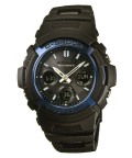 カシオ G-SHOCK ジーショック 電波ソーラー BLACK/BLUE メンズ腕時計 AWG-M100BC-2AJF 国内正規品 刻印対応有料 取り寄せ品