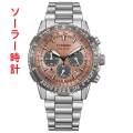 シチズン CITIZEN プロマスター PROMASTER ソーラー メンズ 腕時計 CA4664-60X 20気圧防水 サーモンカラー  刻印対応有料 取り寄せ品