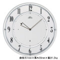セイコー SEIKO 薄型 電波 掛時計 壁掛け 時計 エンブレム EMBLEM HS562W 七宝文様 取り寄せ品