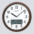 温度・湿度表示付き 電波時計 壁掛け時計 掛時計 KX244B セイコー SEIKO 文字入れ不可