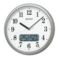 温度・湿度表示付き 電波時計 壁掛け時計 掛時計 KX244S セイコー SEIKO 文字入れ不可「sw-ka」 取り寄せ品 取り寄せ品