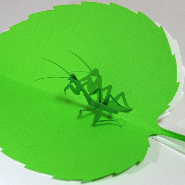 廣岡さん　ペーパーアート