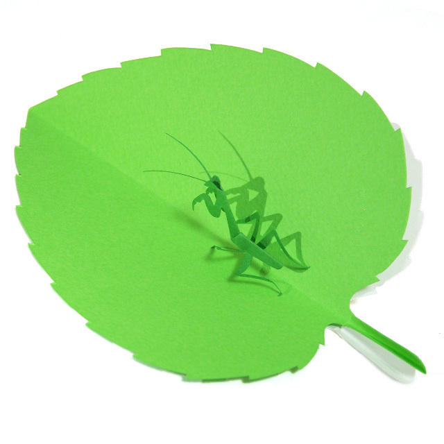 廣岡さん　ペーパーアート