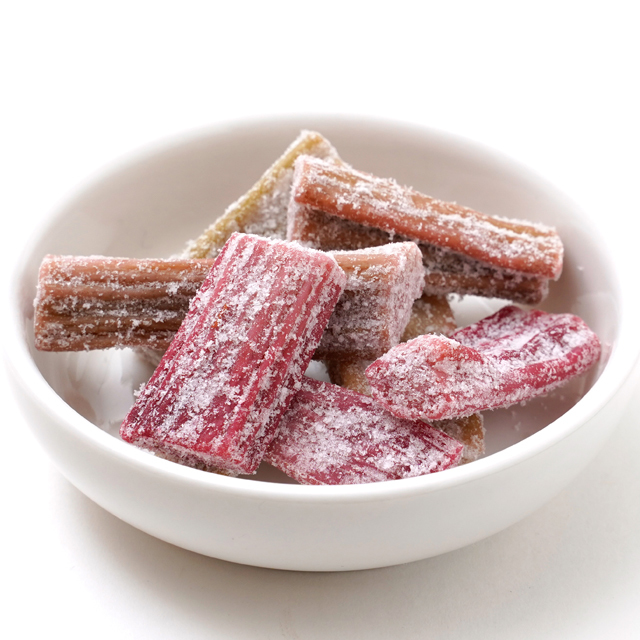 ドライルバーブ　かぼちゃん農園　八ヶ岳　赤いルバーブ