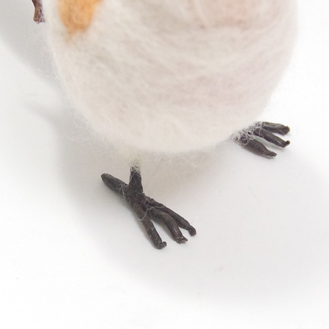 受注制作】作家 寺本さんの羊毛フェルトの小鳥 So-bird(ソバード