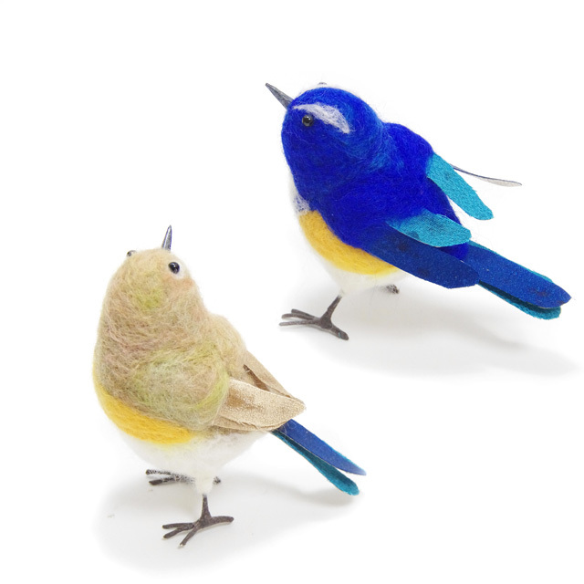 寺本典子　フェルト　小鳥