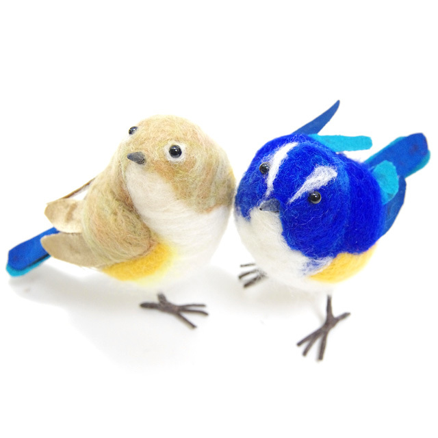 寺本典子　フェルト　小鳥