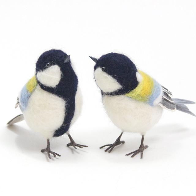 受注制作】作家 寺本さんの羊毛フェルトの小鳥 So-bird(ソバード