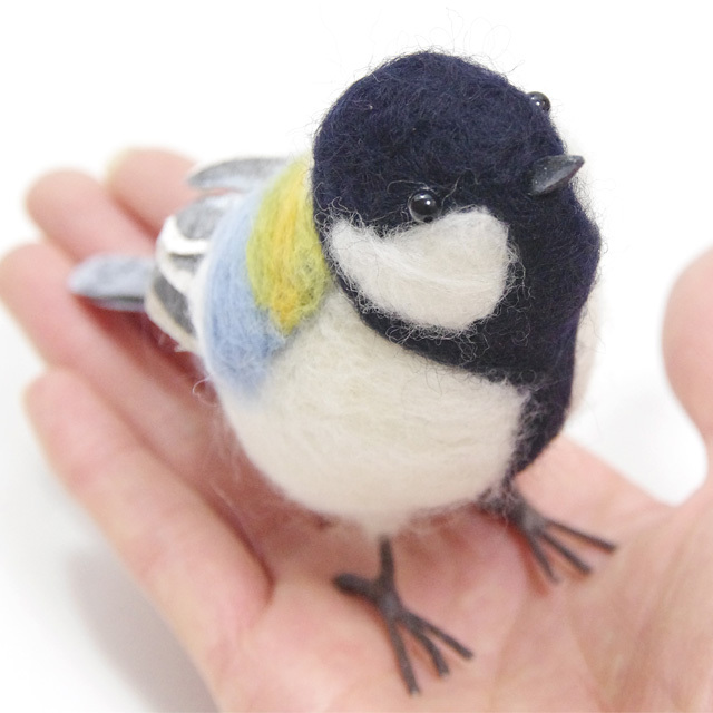 受注制作】作家 寺本さんの羊毛フェルトの小鳥 So-bird(ソバード