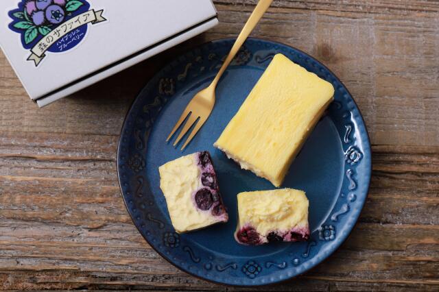 ブルーベリー　チーズケーキ