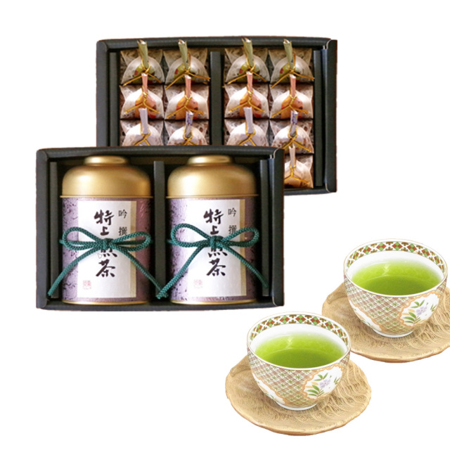 御歳暮 お歳暮 お茶とお菓子ギフトセット お茶のモリタ園 ｜千紫万緑