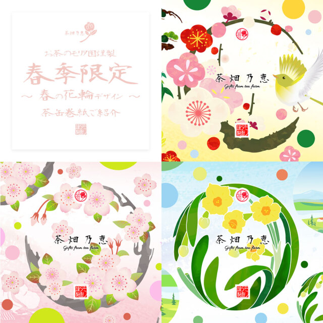 茶畑乃恵　春限定品　期間限定商品