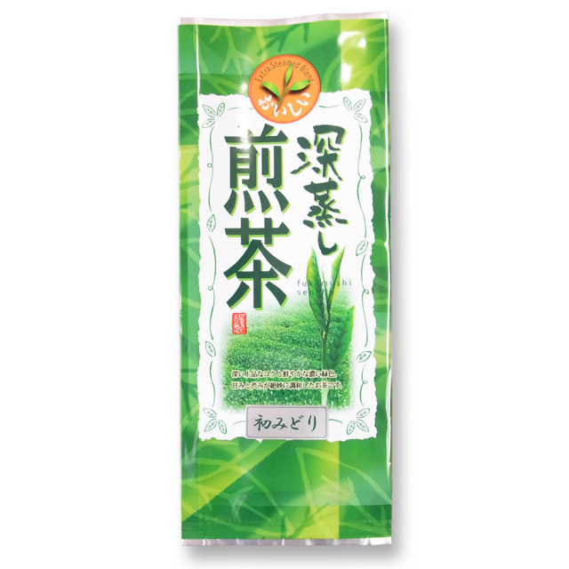 深蒸し茶　茶葉　初みどり