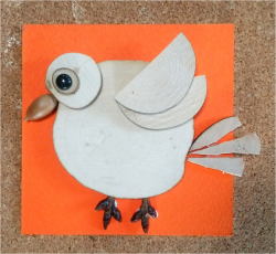 鳥　ハト　ＣＫ100-Ｅ037