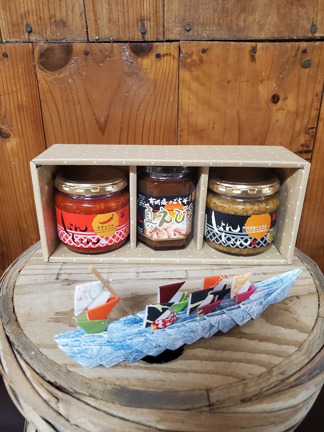 【おかわりセットB】有明海産真えび醤,柳川もろみしょんしょん,柳川もろみしょんしょん―旨辛もろみ-