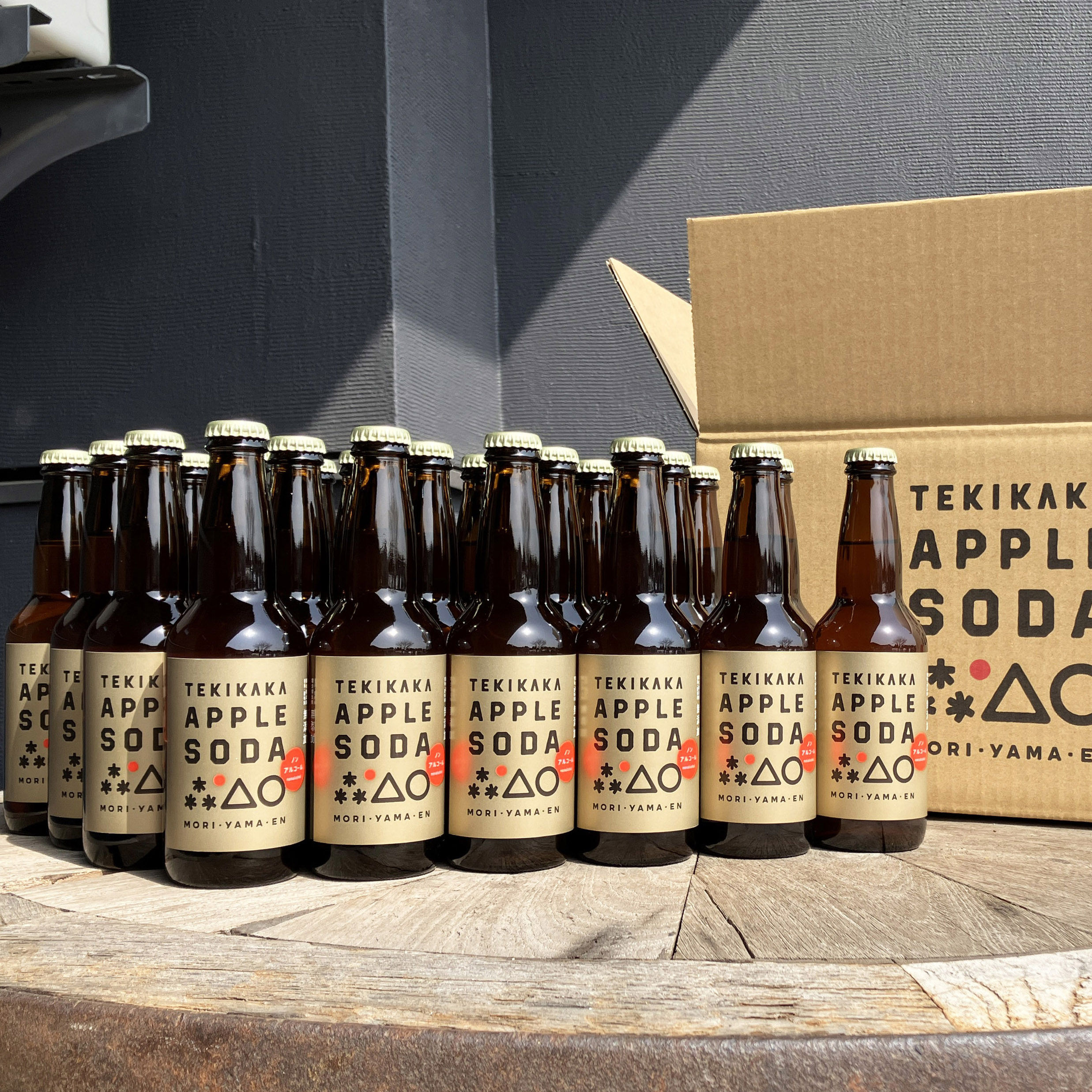 【送料無料】テキカカアップルソーダ (330ml) 24本入