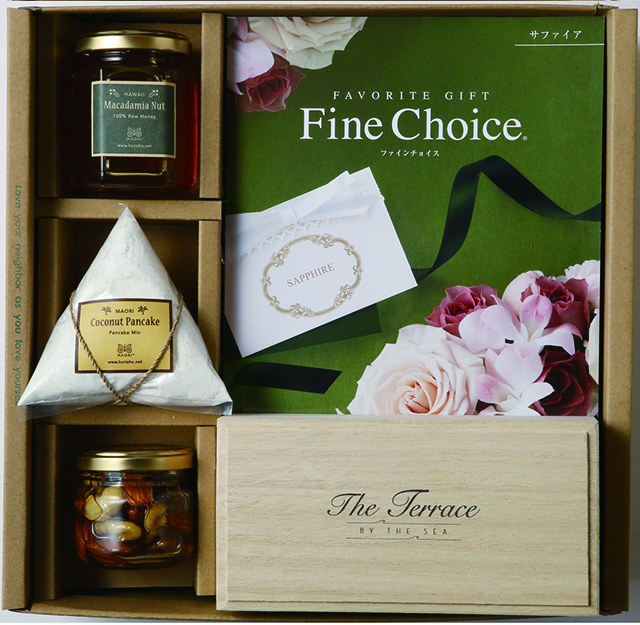 5万円のお祝い返しに　パンケーキセット/ケーキ/カタログギフト サファイア（20,800円コース）