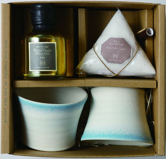 1万円のお返しに　ラニカイカップペア/オリーブオイル＆ソルト