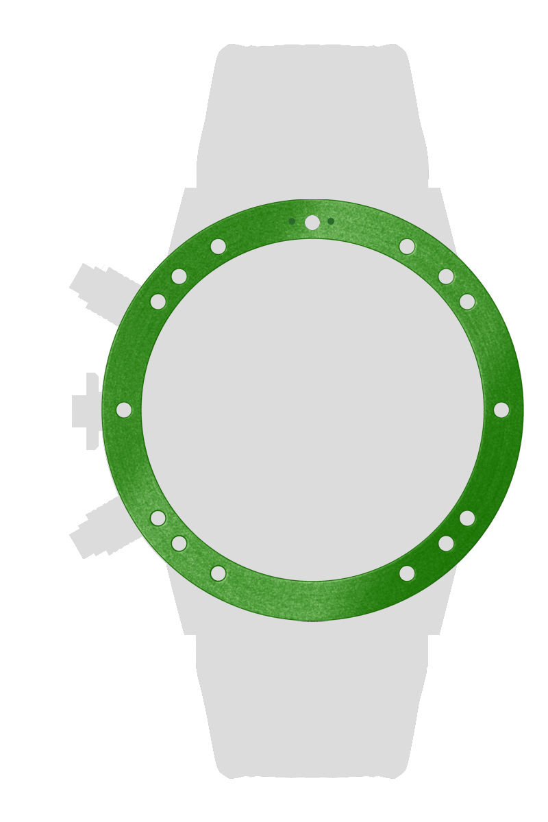 Ａｌｕｍｉｎｉｕｍ　スペーサーリング　グリーン[BRASP-01GR]