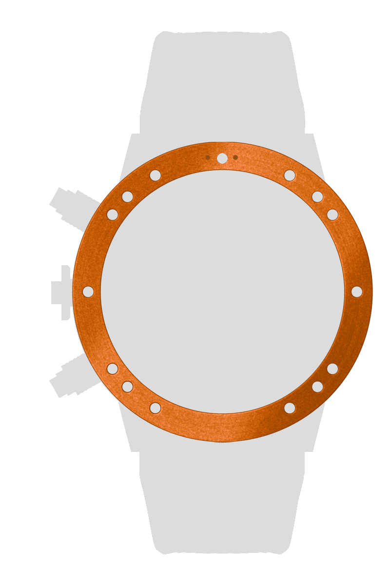 Ａｌｕｍｉｎｉｕｍ　スペーサーリング　オレンジ[BRASP-01OR]