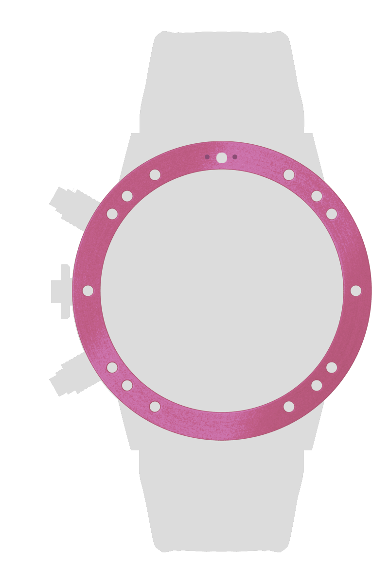 Ａｌｕｍｉｎｉｕｍ　スペーサーリング　ピンク[BRASP-01PK]