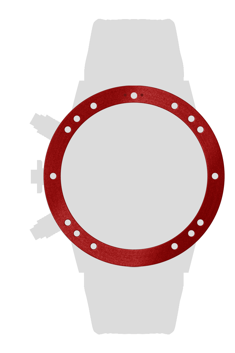 Ａｌｕｍｉｎｉｕｍ　スペーサーリング　レッド[BRASP-01RD]