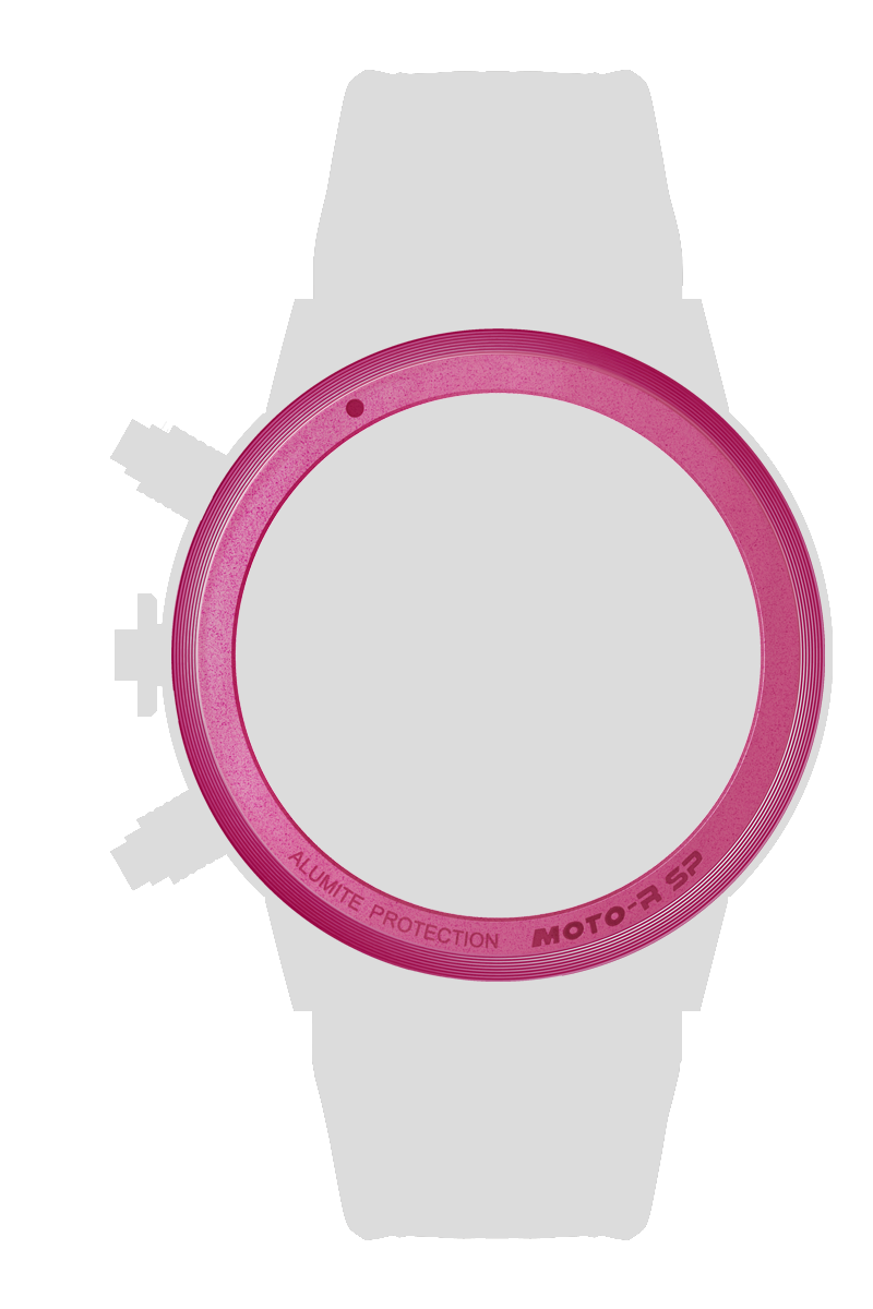 Ａｌｕｍｉｎｉｕｍ　テーパーシールドベゼル　ピンク[BZARD-01PK]